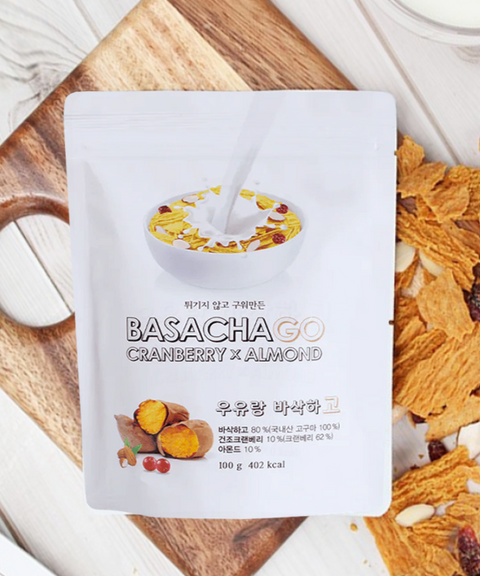 The More Food - Chips de batata al horno Basakhago con arándanos y almendras 40 g