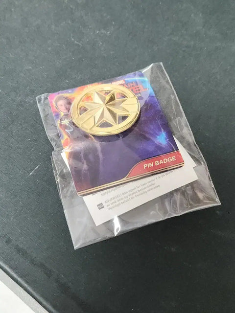 Bonus) Captain Marvel Pin Badge