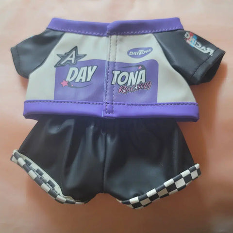 20cm cotton doll 20cm doll clothes racing suit purple
