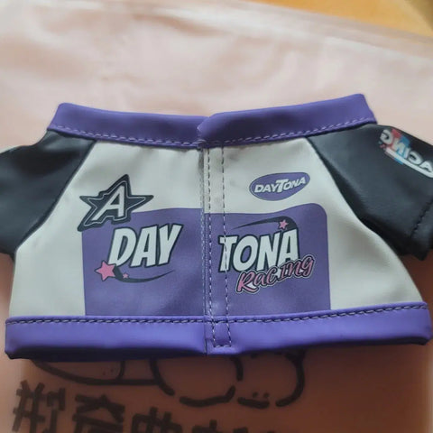 20cm cotton doll 20cm doll clothes racing suit purple