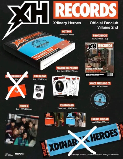 Xdinary Heroes Villains Ver. 2 Kit Transfer Xdinary Heroes