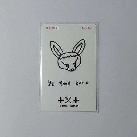 TXT Yeonjun V 553 AR photocard lucky draw unreleased photocard