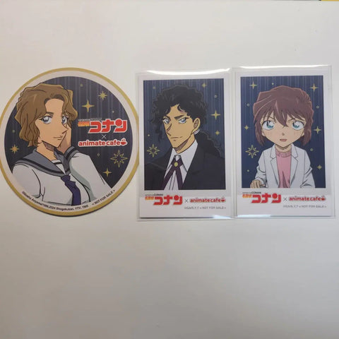 Detective Conan Pentagram Animate Cafe Coaster Photocard Momiji Haibara Iori