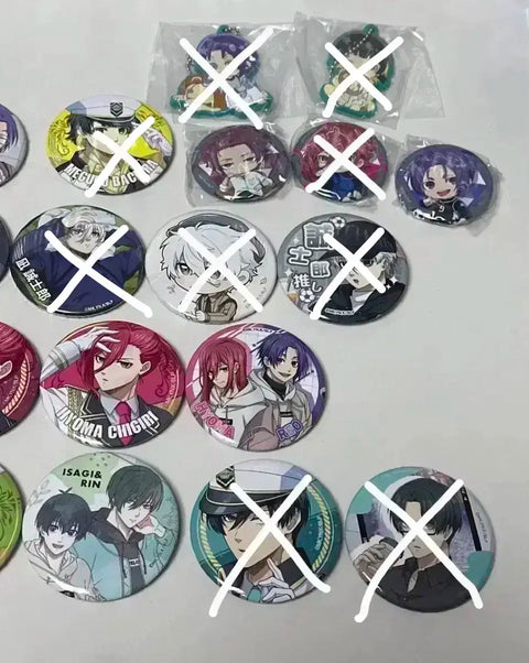 Blue Lock Isagi Rin Nagi Bachira Chigiri Leo Can Badge