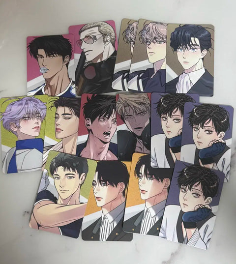 Team Lezhin Pop-up Spilled Blood Scent Boundary Collection Photocard TUNEiQ Love Limit Zone