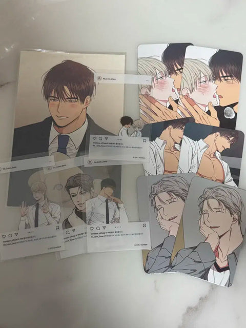 Team Lezhin Pop-up Spilled Blood Scent Boundary Collection Photocard TUNEiQ Love Limit Zone