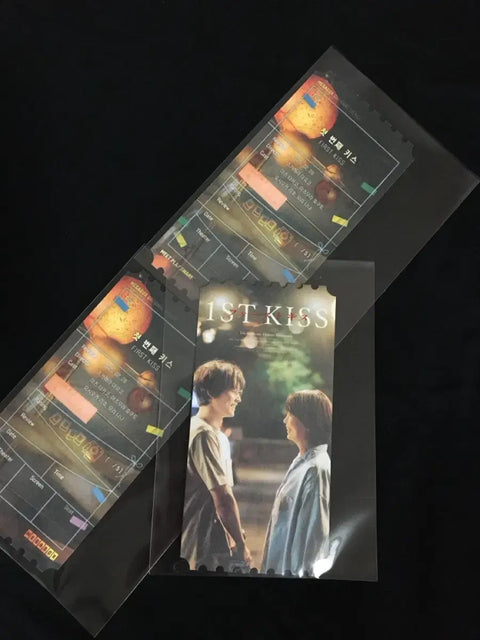 "First Kiss" poster, original tickets, postcards, files, etc.