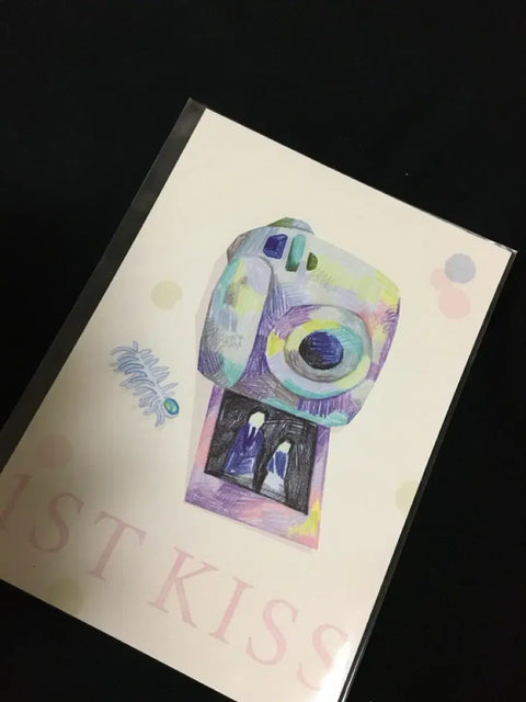 "First Kiss" poster, original tickets, postcards, files, etc.