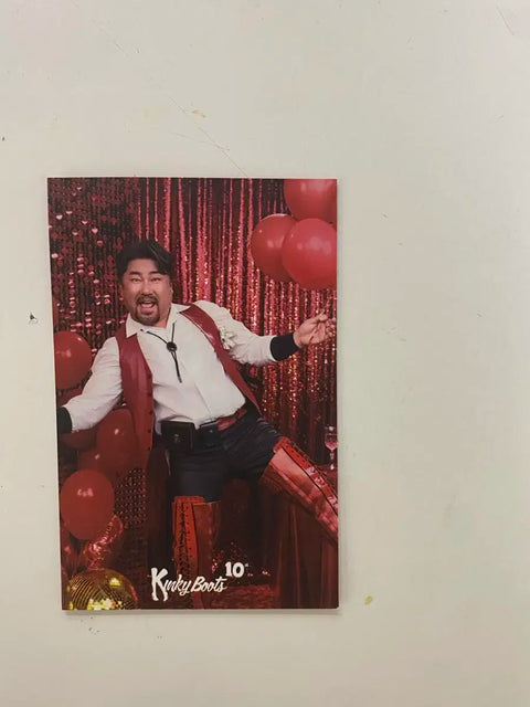 Musical Kinky Boots 10th Anniversary Goods Kim Ho Young Ko Chang Seok Lucky Charm Photocard