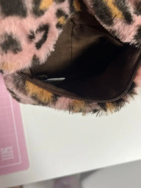 Sanrio Hello Kitty Leopard Pouch Bag Authentic