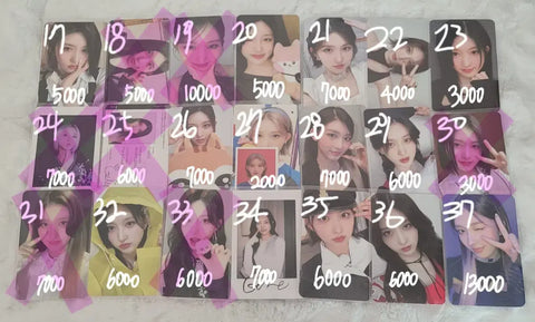 IVE Gaeul photocard Eleven Love Dive After LIKE I AM Mine Switch Season's Greetings