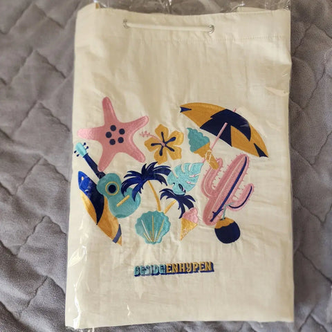 ENHYPEN HYBE 2025 Season's Greetings Pop-up Eco Bag Postcard Transfer