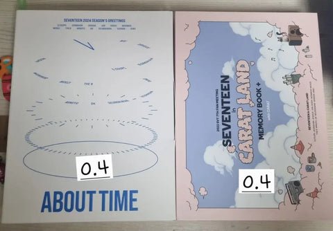 Selling Seventeen's unsealed albums.