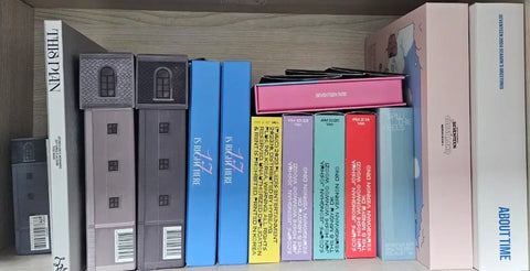 Selling Seventeen's unsealed albums.