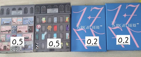 Selling Seventeen's unsealed albums.