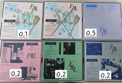 Selling Seventeen's unsealed albums.