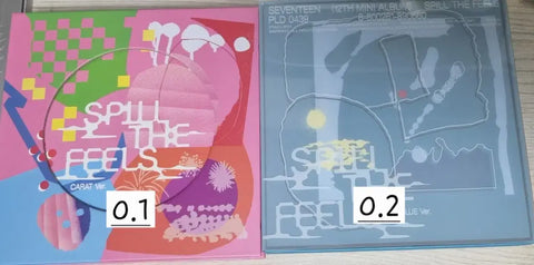 Selling Seventeen's unsealed albums.