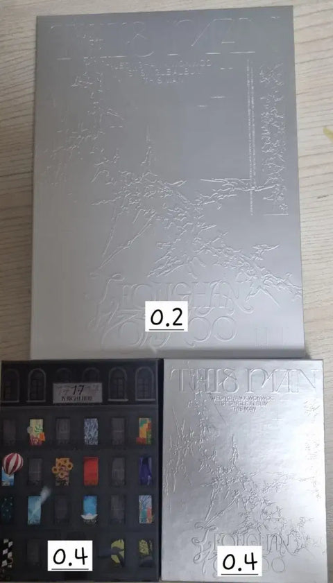 Selling Seventeen's unsealed albums.