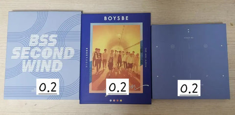 Selling Seventeen's unsealed albums.