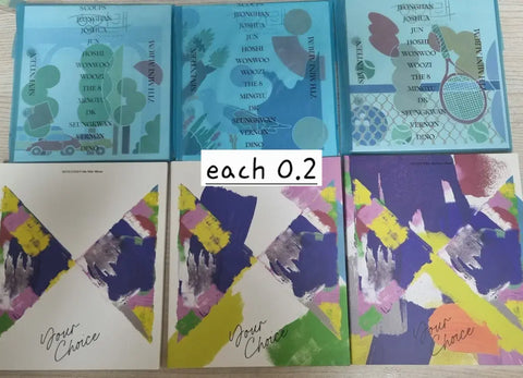 Selling Seventeen's unsealed albums.