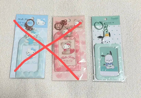 Đồ dùng học tập Hello Kitty, giá đỡ ảnh Kitty, giá đỡ ảnh ID, móc khóa bỏ túi mini, giá đỡ Pochacco bán dưới giá gốc