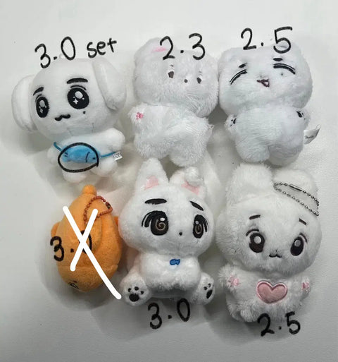 Boynextdoor Leehan plush doll transfer, Handdaengee (nickname for the doll), Benexdo Hani (nickname referencing the group and member), Geumhani (another nickname for the doll), from.
