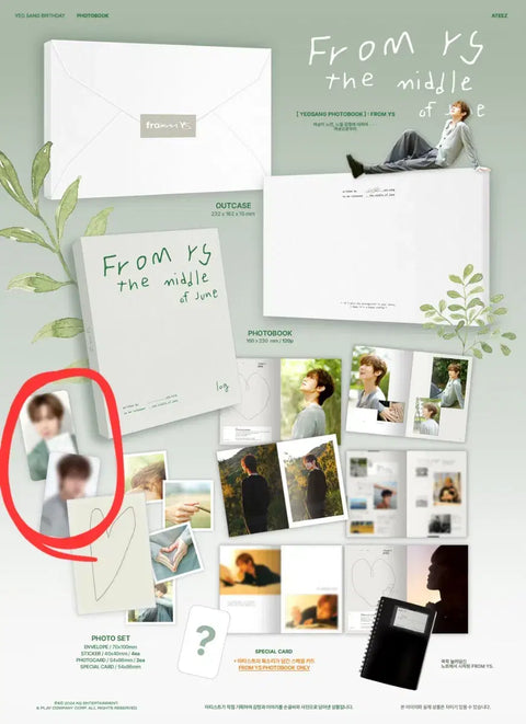 ATEEZ Yeosang birthday MD photocard