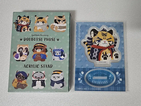 Chưa mở/Gói) Golden Kamuy Golden Card Kiroranke Animal Pose Mini Acrylic Stand