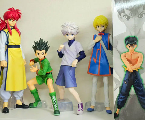 Hunter x Hunter Yu Yu Hakusho Gon Killua Kurapika Kurama Yusuke Kuji Figure