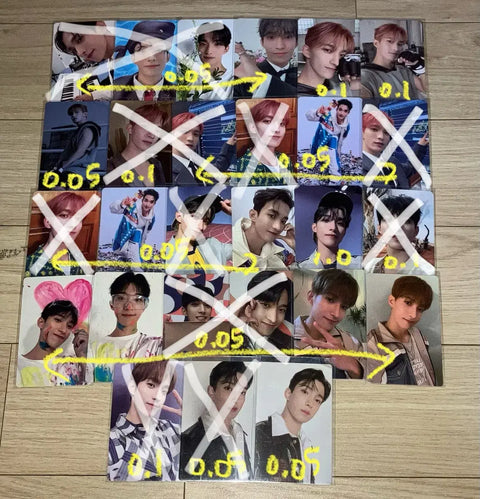 Seventeen photocard sale photocard transfer