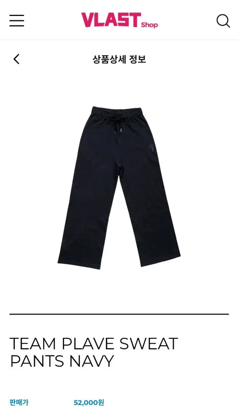 Team Playve Pants Navy L (Large) Goods Pop-up MD