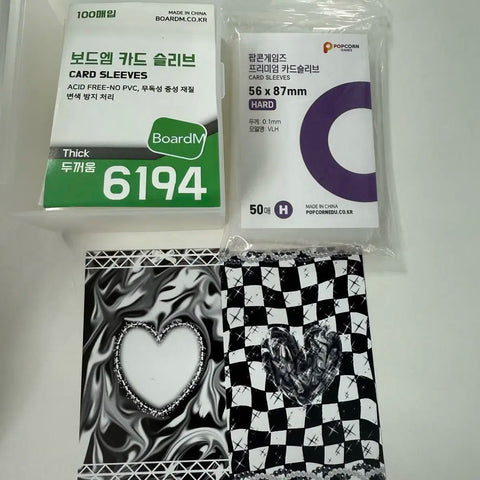 Popcorn Games Poca Photocard Mini Poca Sleeves Binder Pages