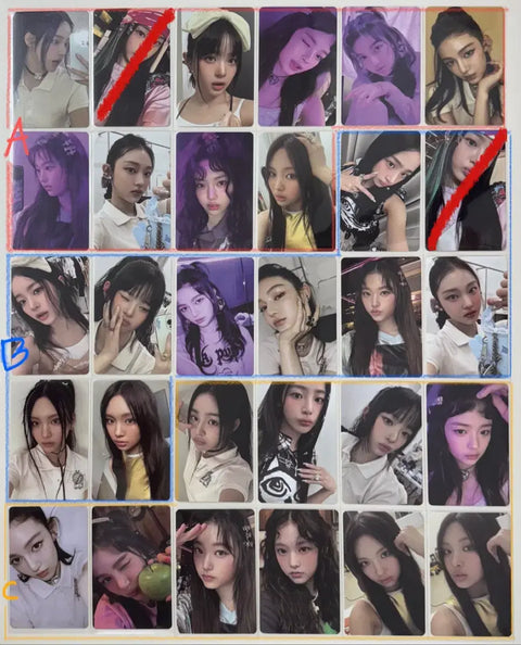 NewJeans NJ album photocard transfer sale disposal complete set