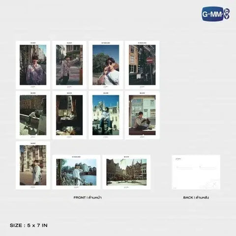 Thai actor Tawan Vihokratana Newwiee postcard set