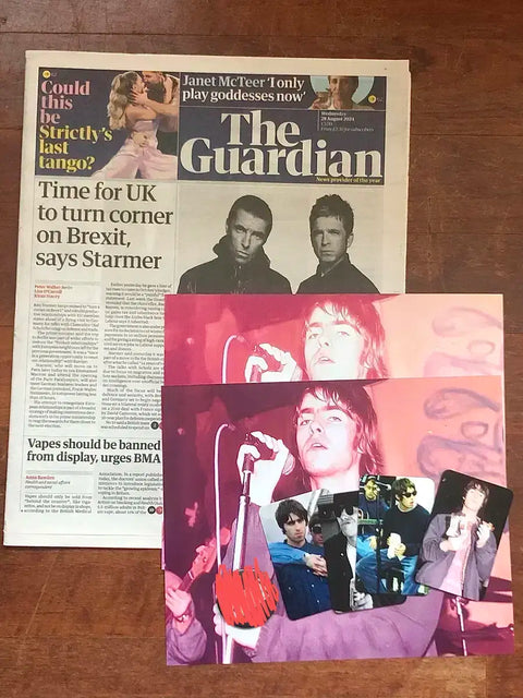 Báo Oasis Guardian, Liam Gallagher hàng hóa như một bộ