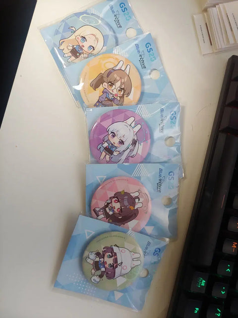 Blue Archive GS Collaboration Can Badges 5 Types SRT Squad