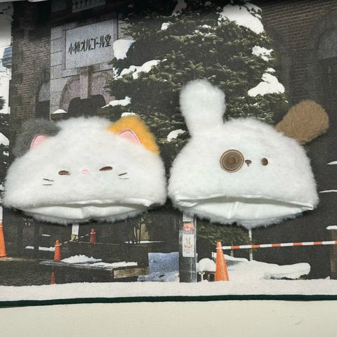 Batch 10cm 10-gyang Cat Dog Animal Choir Doll Hat Doll Clothes