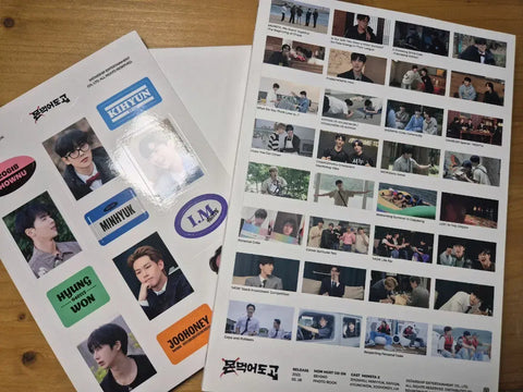 MONSTA X Mon Eating Photobook Postcard + Sticker