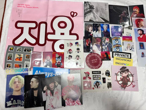 Bigbang G-Dragon fansite goods (unreleased/unofficial) from Number G and Ice G for sale.