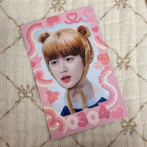TXT photocard unofficial goods polaroid deco
