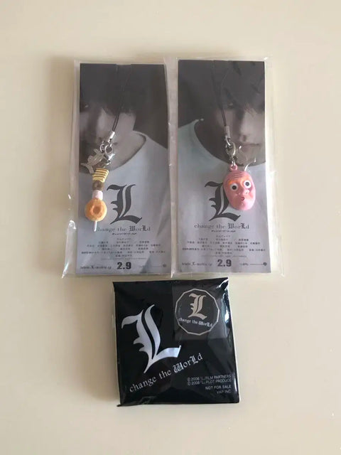 Giá sỉ) Móc khóa & Huy hiệu phim Death Note L