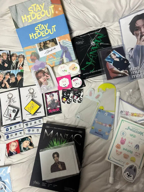 Stray Kids SKZ SKZoo Leebit BbokAri Lee Know photocard Magic School Goods Bundle