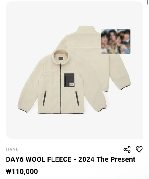 DAY6 concert MD fleece, selling at original price