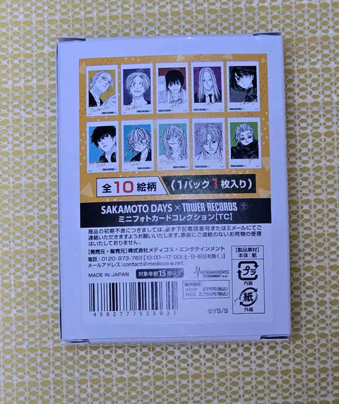 Sakadei Tower Records photocard poca Sakamoto Days