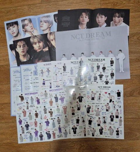 NCT Dream Signature + Summer Kit Member Individual A4 Batch Transfer