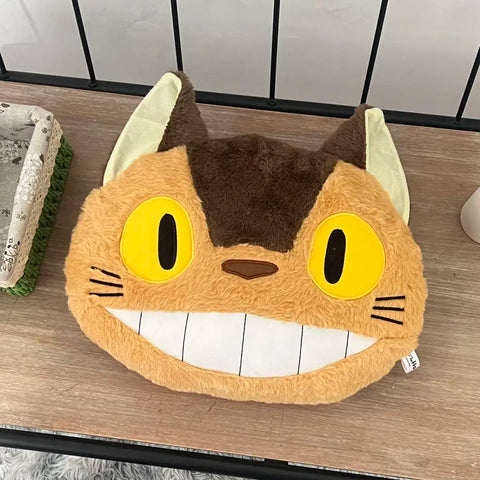 Gối ôm mặt mèo My Neighbor Totoro Studio Ghibli