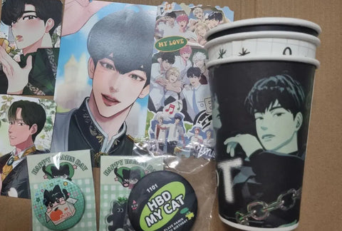 Selling all Playve Hamin's birthday cafe unofficial lucky draw goods, including tracked shipping.
