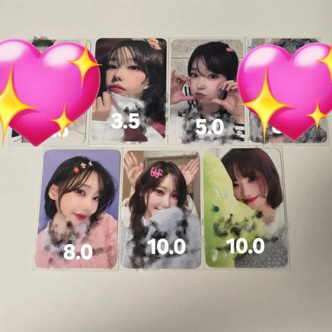 QWER magenta cyan photocard application winner photocard Manito algorithm