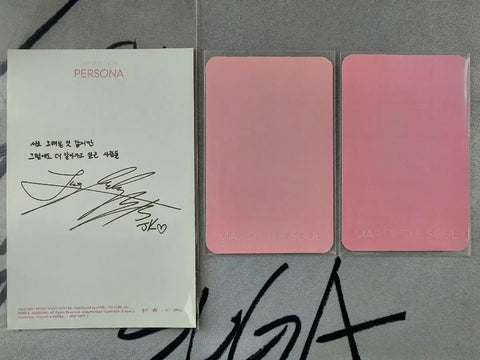 BTS photocard, Jin photocard, J-Hope photocard, Persona photocard exchange/sale