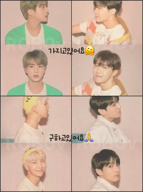 BTS photocard, Jin photocard, J-Hope photocard, Persona photocard exchange/sale